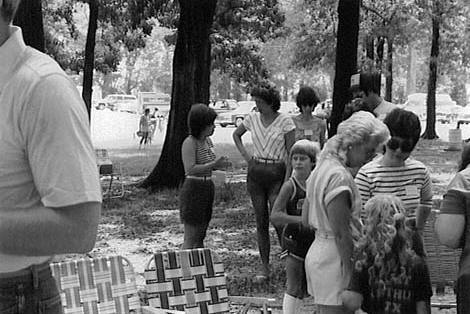 The Reunion Picnic. Linda Gothia, Kathy Melancon, Mary Wells, Linda Yancey